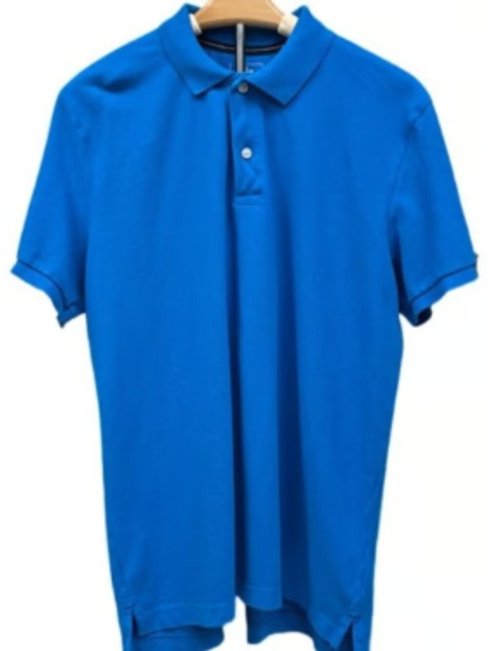Gap Men's Large Blue Polo Shirt Short Sleeve Cotton Golf Shirt Athletic Preppy